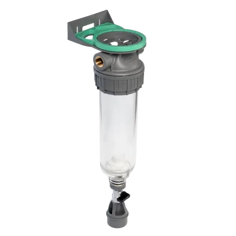 Ecosoft 3P Grey Mono 10" water filter with venturi valve + drain1” 