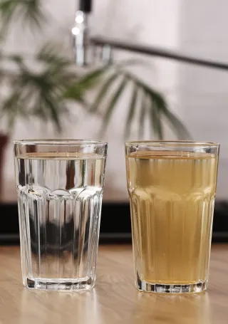 Iron filter for well water