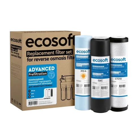 Ecosoft Standard reverese osmosis advanced prefiltration replacement filter set