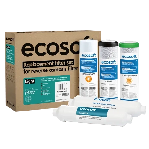 Ecosoft PURE Balance light replacement filter set without membrane