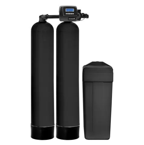 Ecosoft 10x54 twin softener assembly without media with 1" CE valve